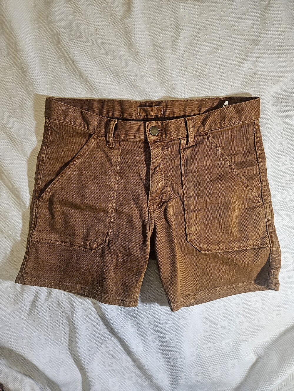 ba&sh Women’s  Shorts Size 0, Utility, Brown, Over-sized Pockets, Cute, Twee